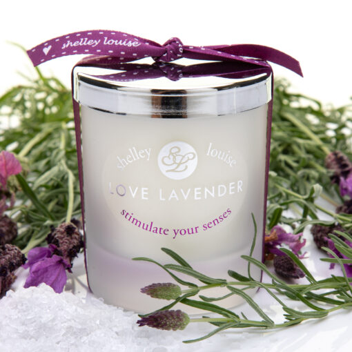 Love Lavender Med Candle