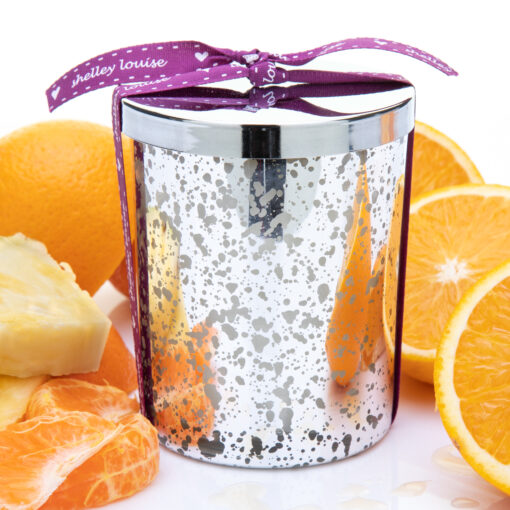 Seville Lrg Glam Silver Candle