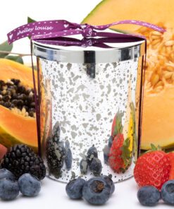Tropican Lrg Glam Silver Candle