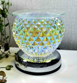 Diamond Lustre Glass Touch Burner Cup 12cm