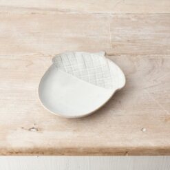 PL024357 Natural Ceramic Acorn Dish - 16cm